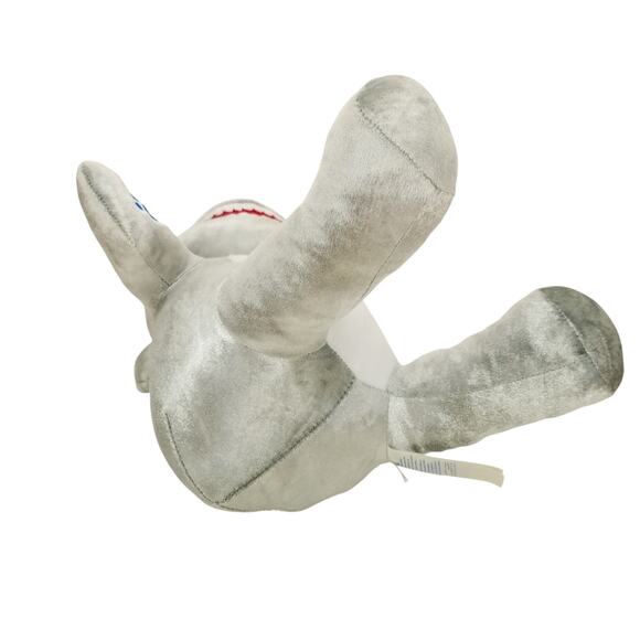 Build A Bear BAB Toothy Shark Plush 2023 Gray Stuffed Animal Great White Toy - Picture 5 of 13